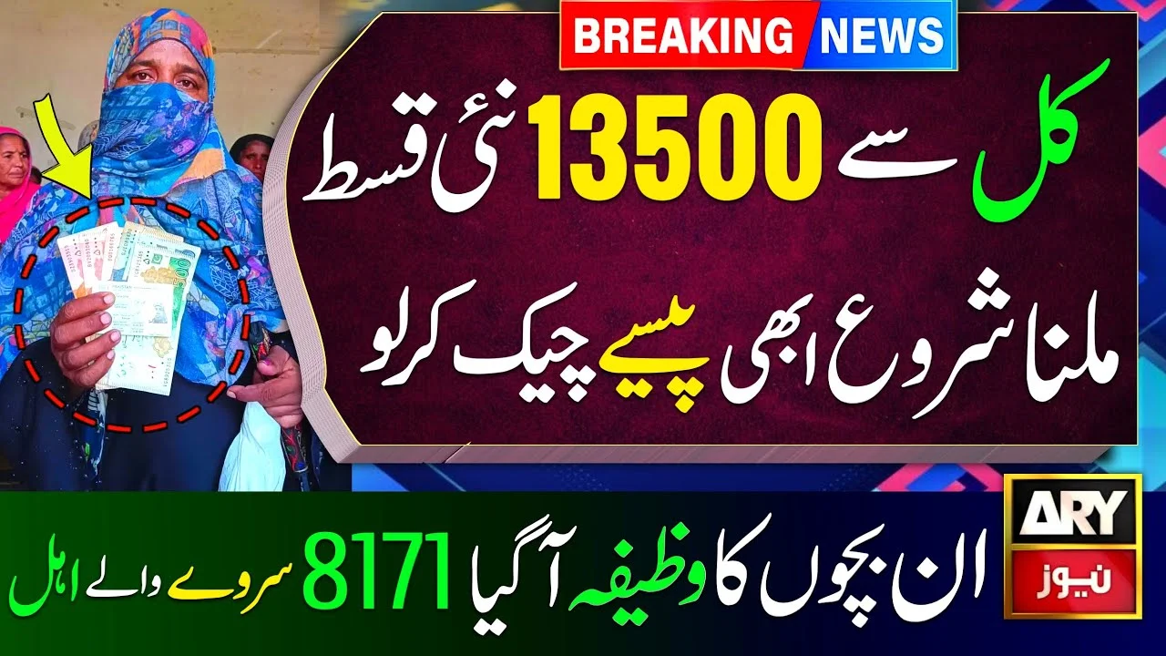 Benazir Income Program 2025 Check Payment